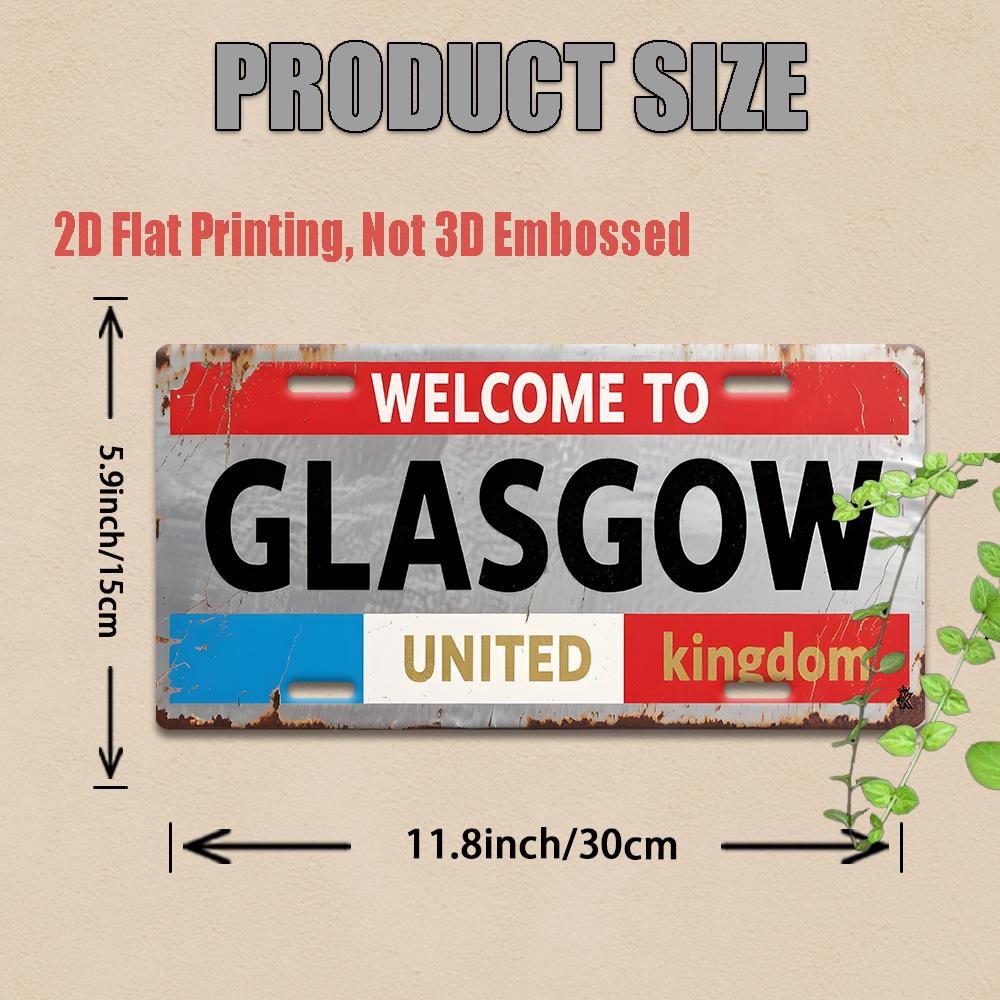 Tin Sign - Vintage Durable Met - Home Office United Kingdom avaliação e preço