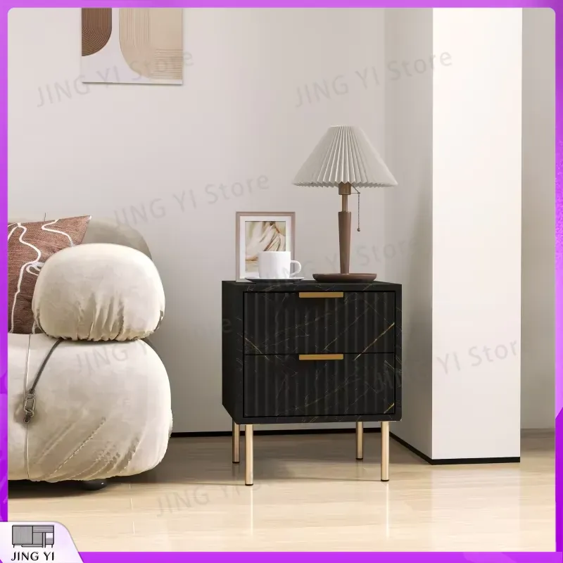Elegant Two-Drawer Bedside Tab - Home Office With Two Desks avaliação e preço