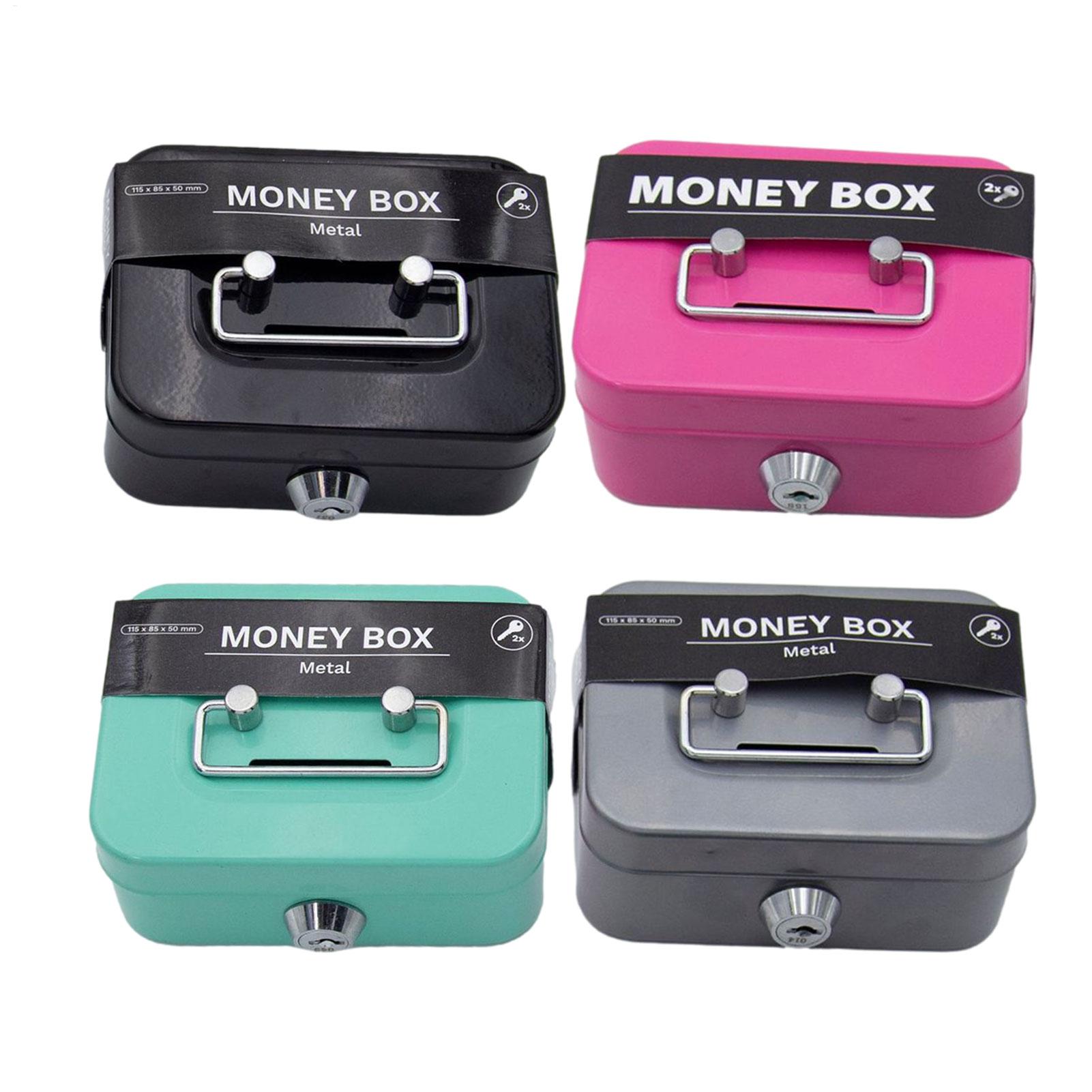 Mini Metal Safe Lock Box Porta - Home Office Passport avaliação e preço