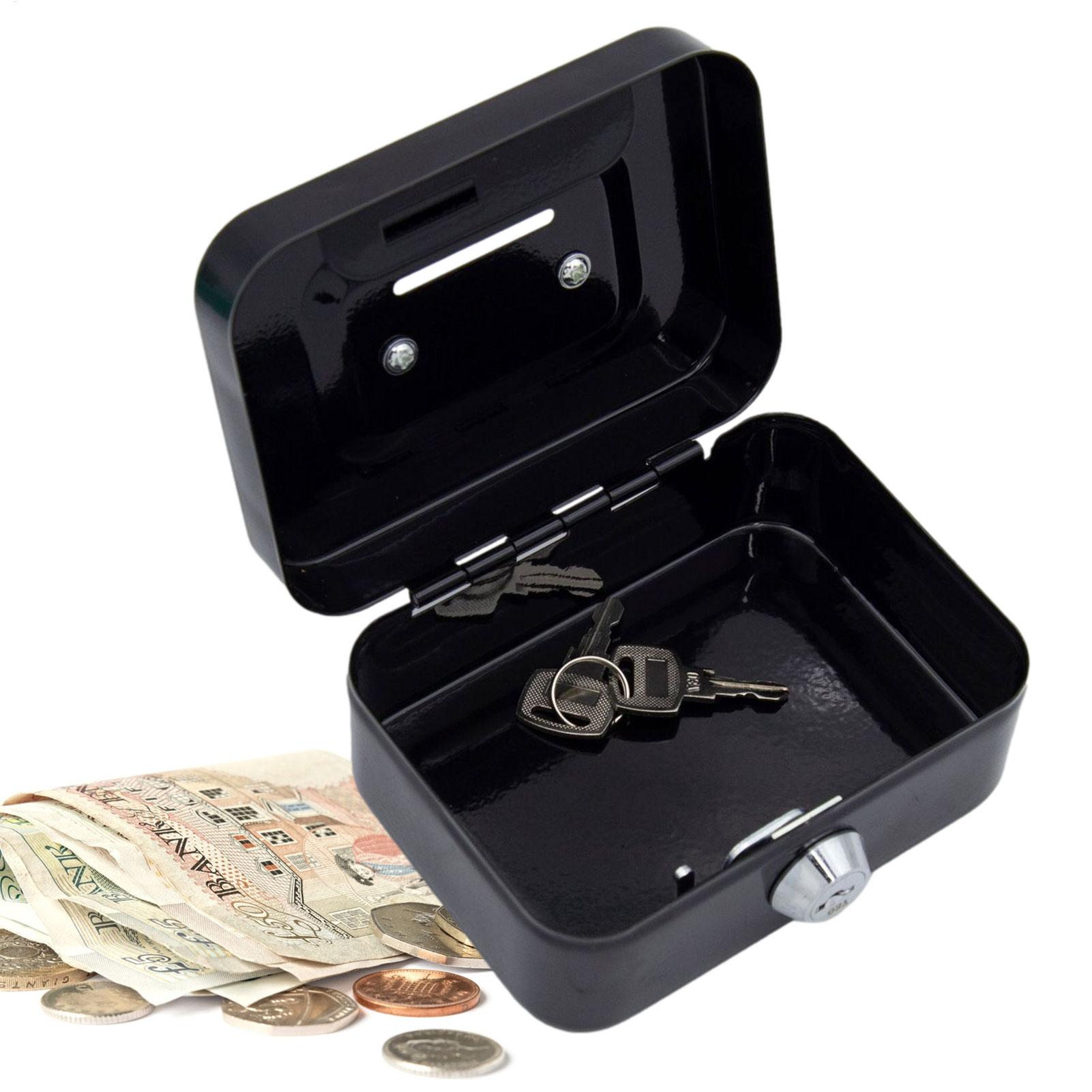 Mini Metal Safe Lock Box Porta - Home Office Passport avaliação e preço