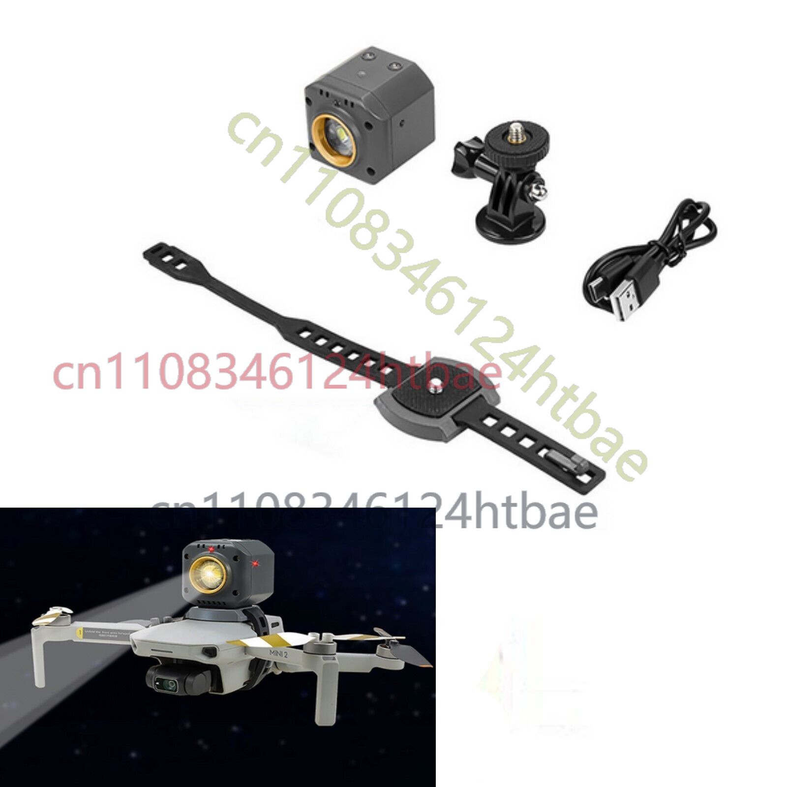 LED Searchlight Night Light fo - Zoom Lighting Kit avaliação e preço