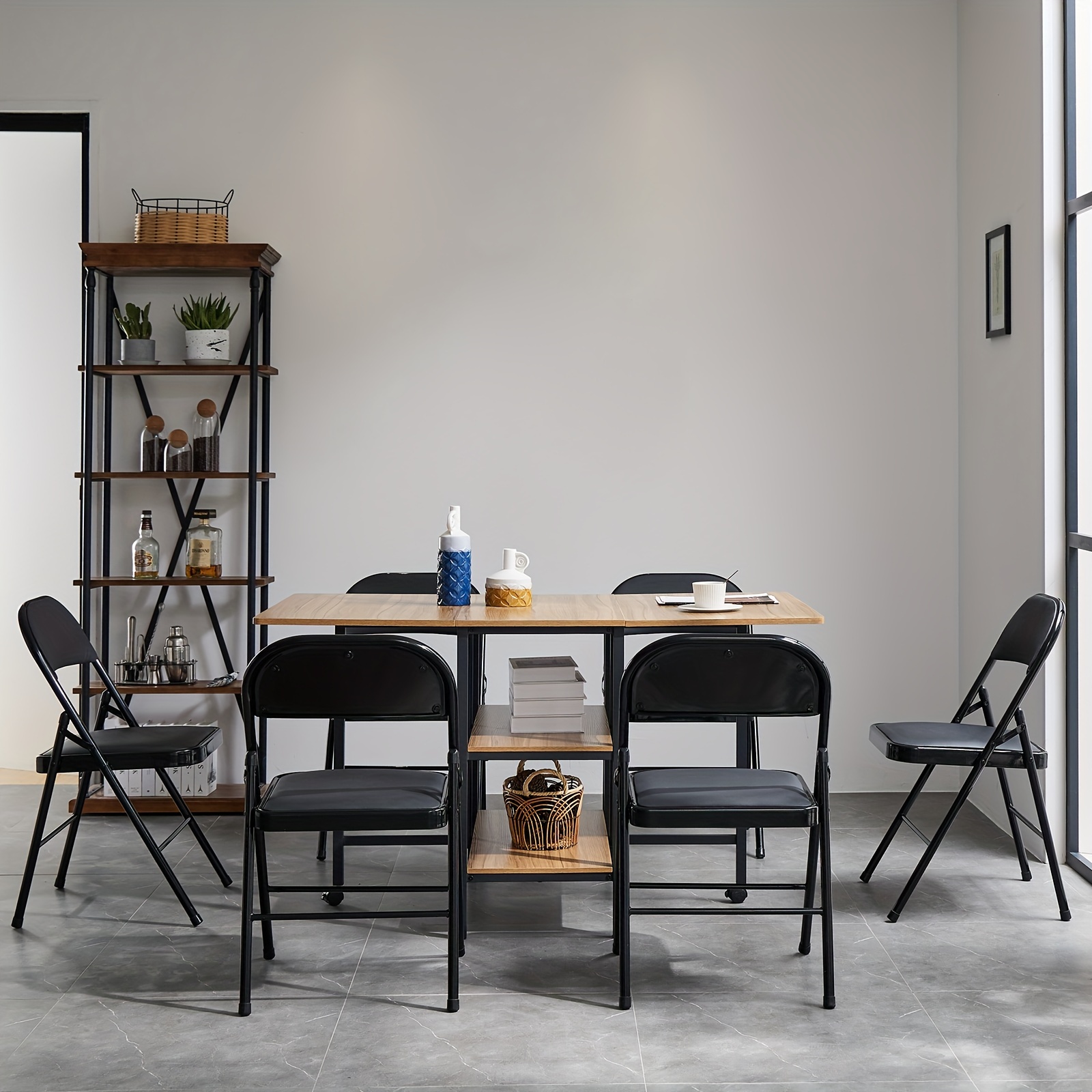 Black Folding Chair Set Of 6,  - Home Office United Kingdom avaliação e preço