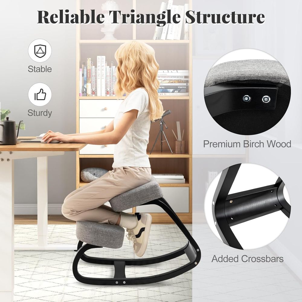 Ergonomic Kneeling Chair with  - Home Office Chair avaliação e preço