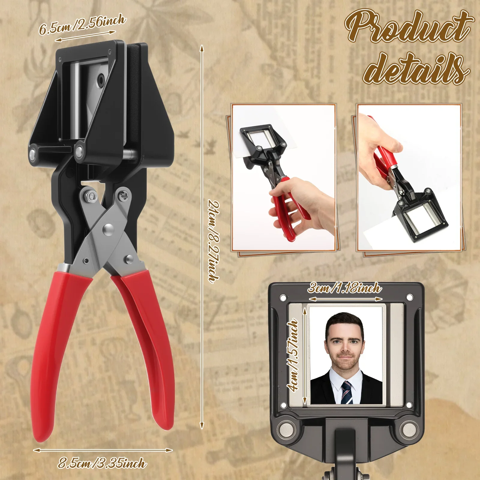 Handheld Passport Photo Cutter - Home Office Passport avaliação e preço