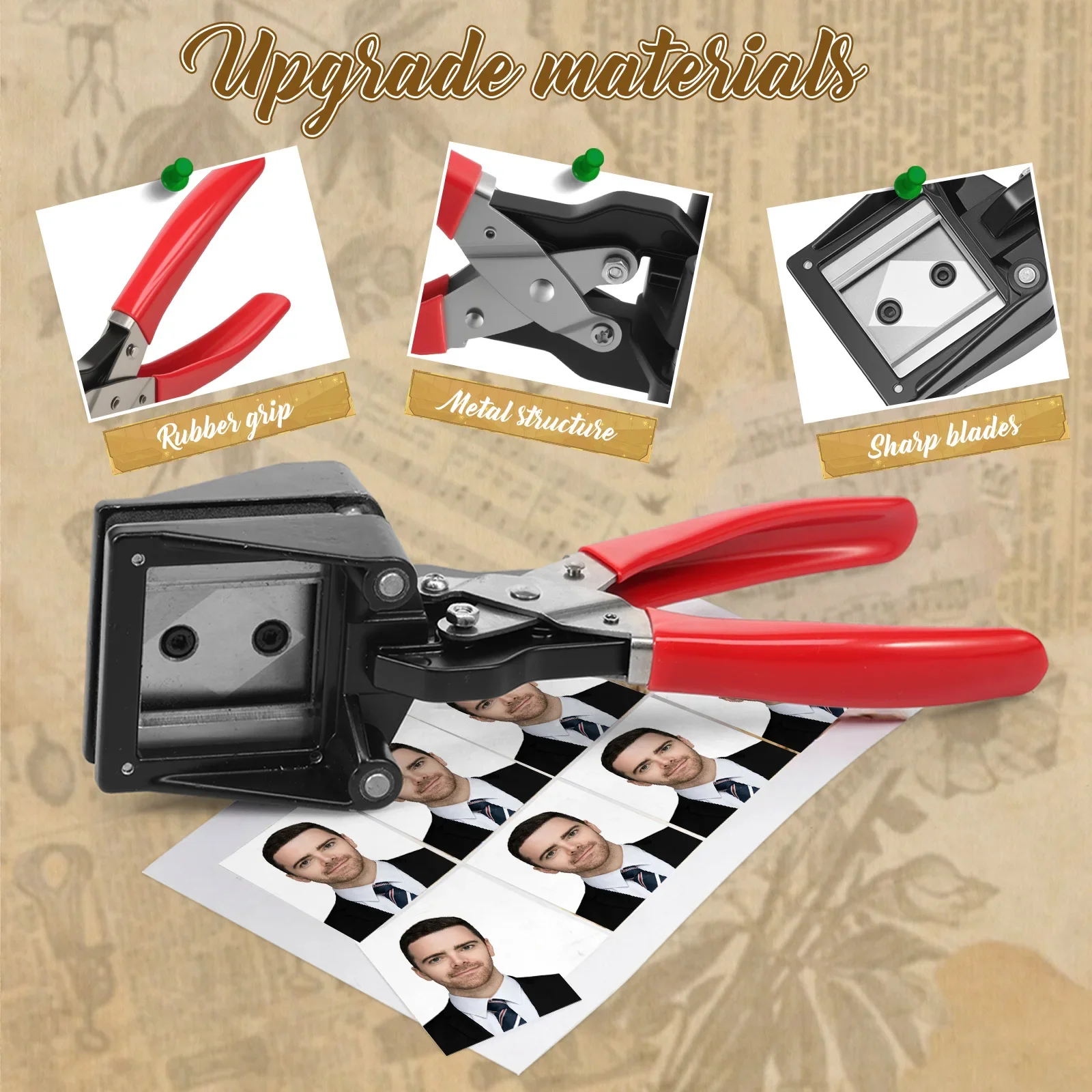 Handheld Passport Photo Cutter - Home Office Passport avaliação e preço