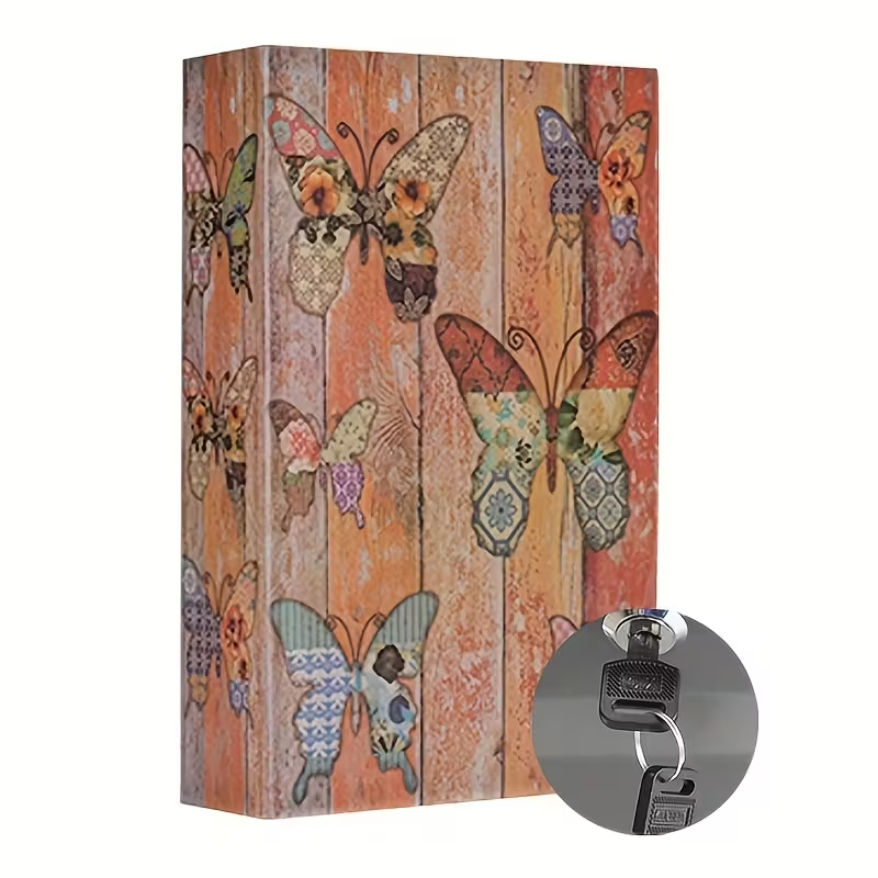 1 Piece, Book Safe with Key Lo - Home Office Passport avaliação e preço