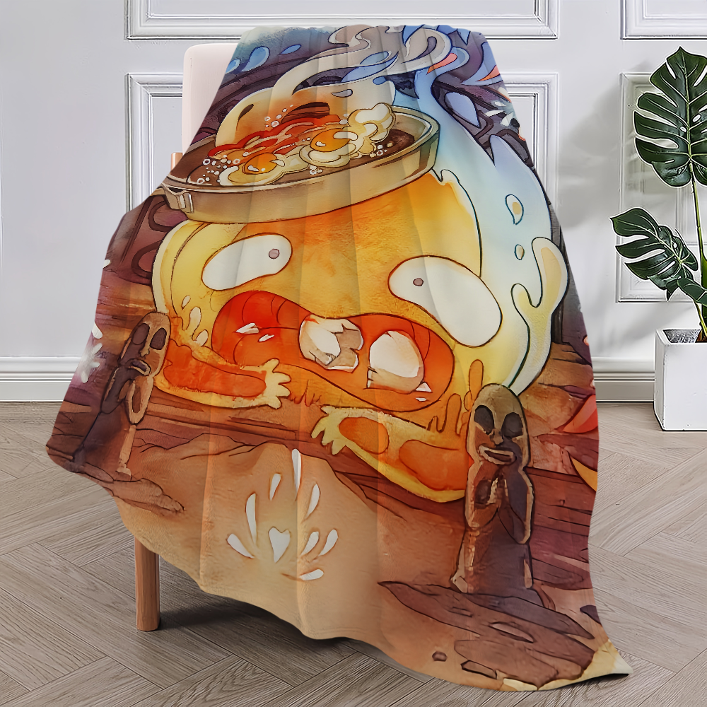 Anime Calcifer H-Howls M-Movin - Home Office Rug avaliação e preço