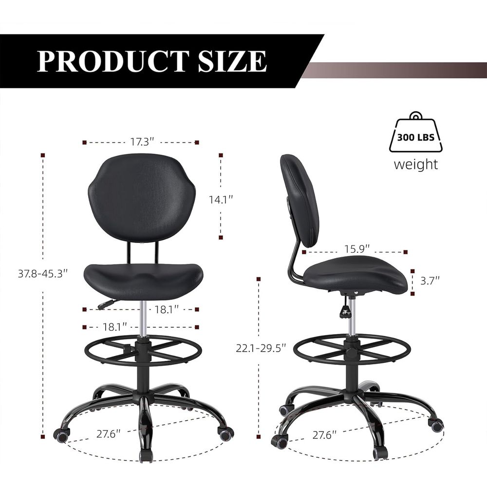 Ergonomic Swivel Chair with Lu - Home Office Chair avaliação e preço