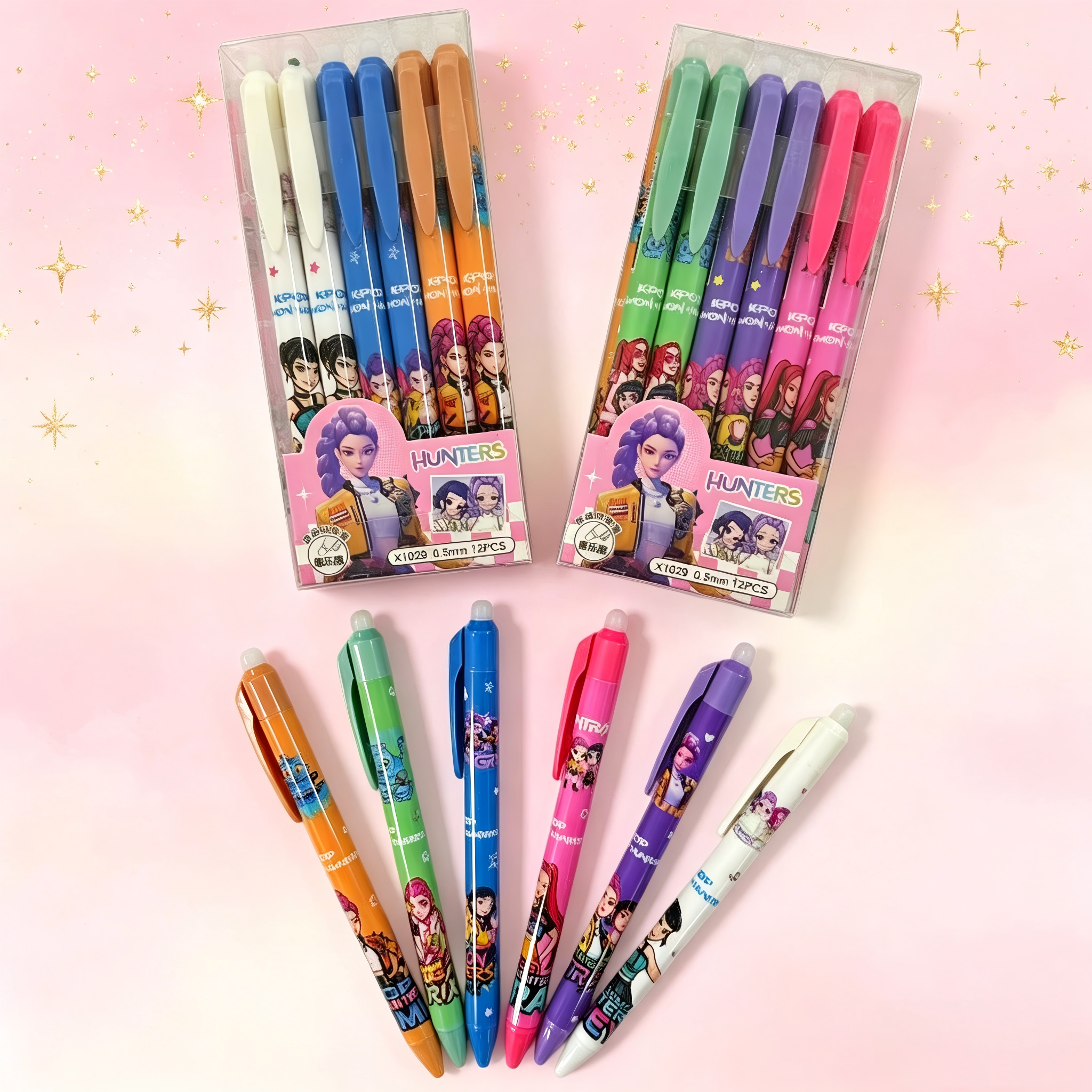 Cartoon Erasable Gel Pens Cute - Home Office Student avaliação e preço