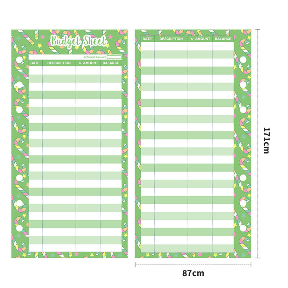 24Pcs Budget Cards Candy Print - Home Office Expenses avaliação e preço