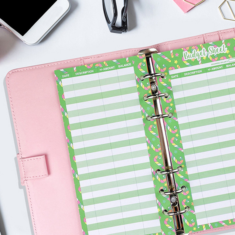 24Pcs Budget Cards Candy Print - Home Office Expenses avaliação e preço