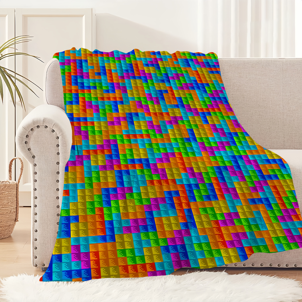Game T-Tetris Cool Blanket Plu - Home Office Rug avaliação e preço