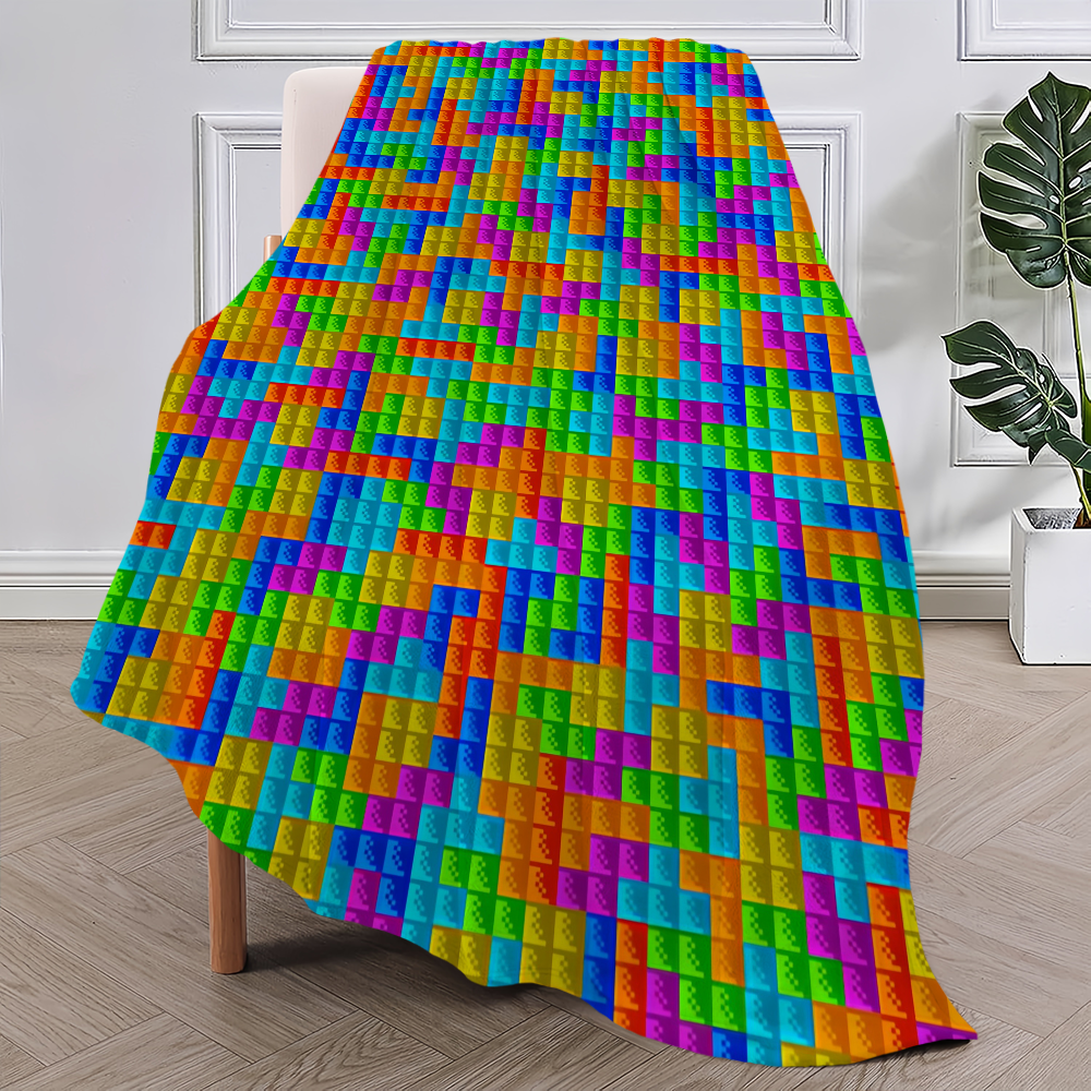 Game T-Tetris Cool Blanket Plu - Home Office Rug avaliação e preço