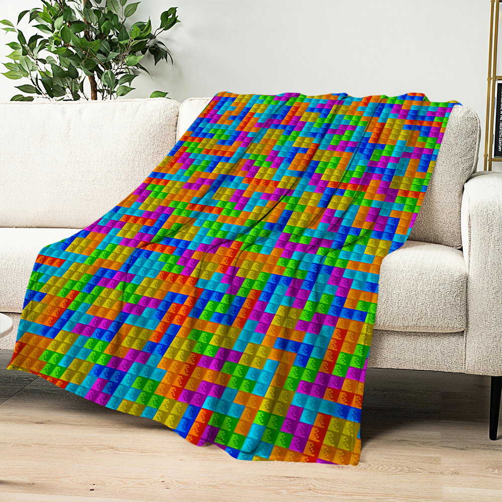 Game T-Tetris Cool Blanket Plu - Home Office Rug avaliação e preço