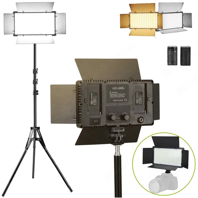 U800 U600 LED Photo Studio Vid - Zoom Lighting Kit avaliação e preço